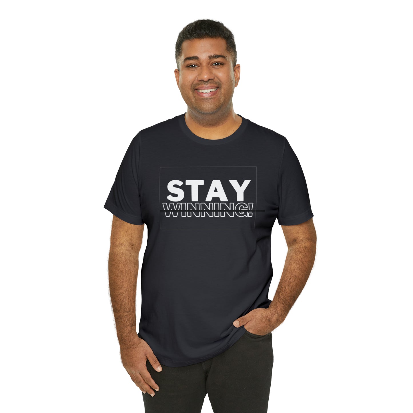 Soluvd Stay Winning Unisex, Women's, Men's Short Sleeve Tee