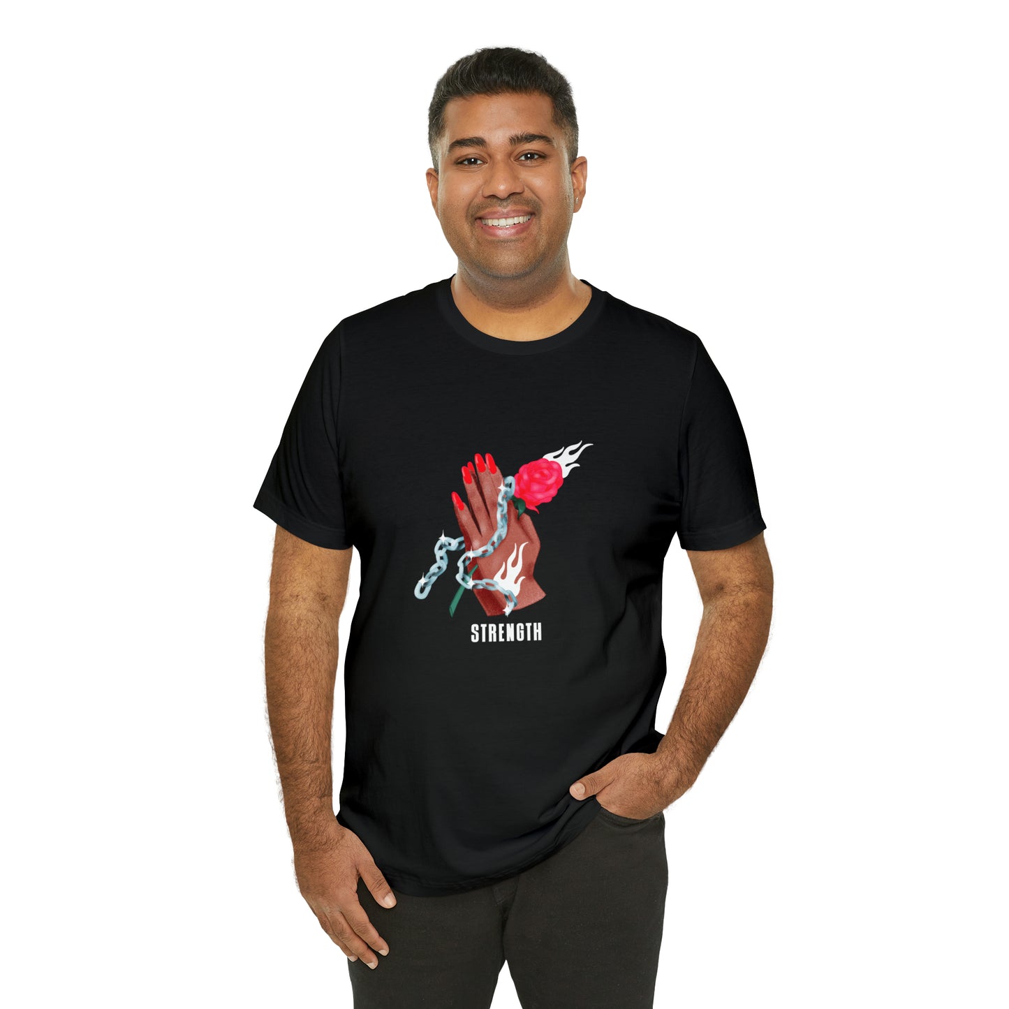 Soluvd Strength Unisex, Women's, Men's Short Sleeve Tee