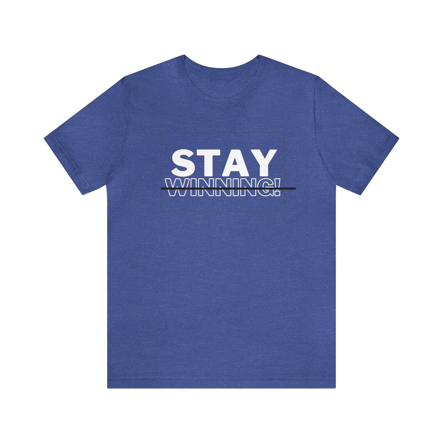 Soluvd Stay Winning Unisex, Women's, Men's Short Sleeve Tee