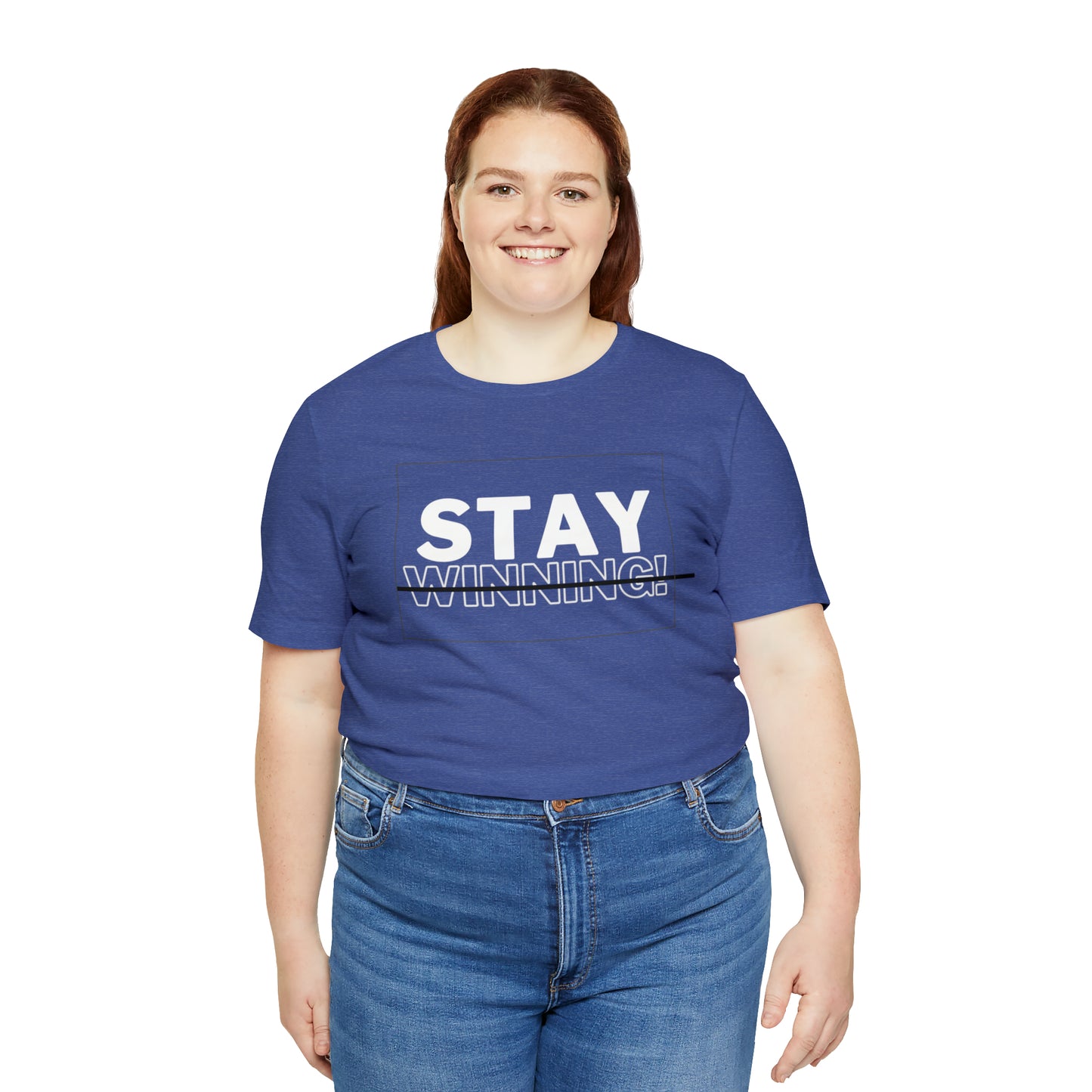 Soluvd Stay Winning Unisex, Women's, Men's Short Sleeve Tee