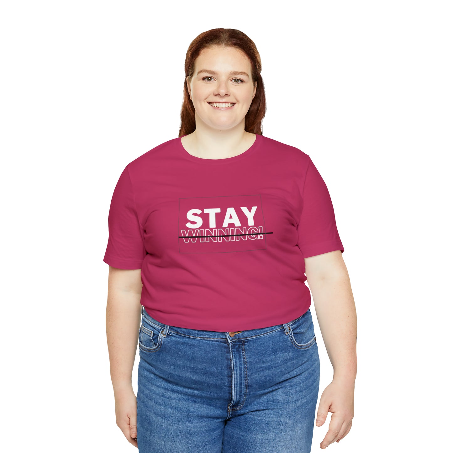 Soluvd Stay Winning Unisex, Women's, Men's Short Sleeve Tee