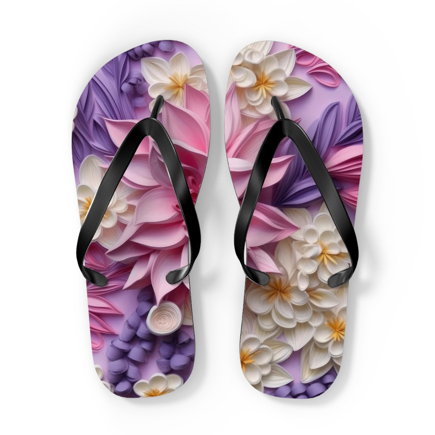 Soluvd Poppin flora Women's Flip Flops, Sandals