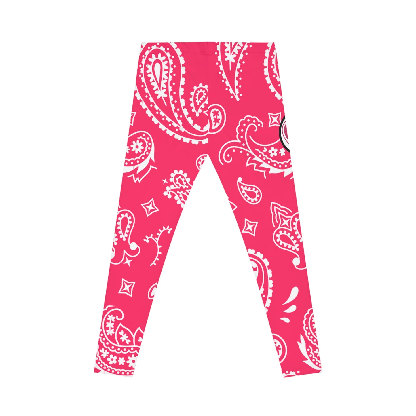 Soluvd Pink Bandana Women's Premium Leggings, Yoga Leggings