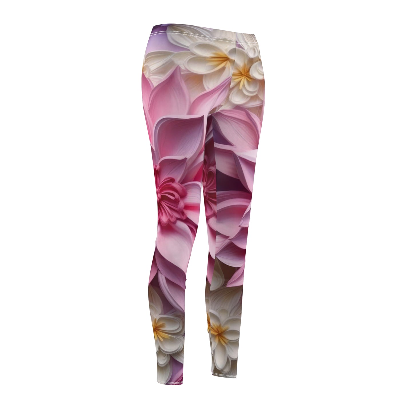 Soluvd Poppin Floral Women's Premium Leggings, Yoga Leggings