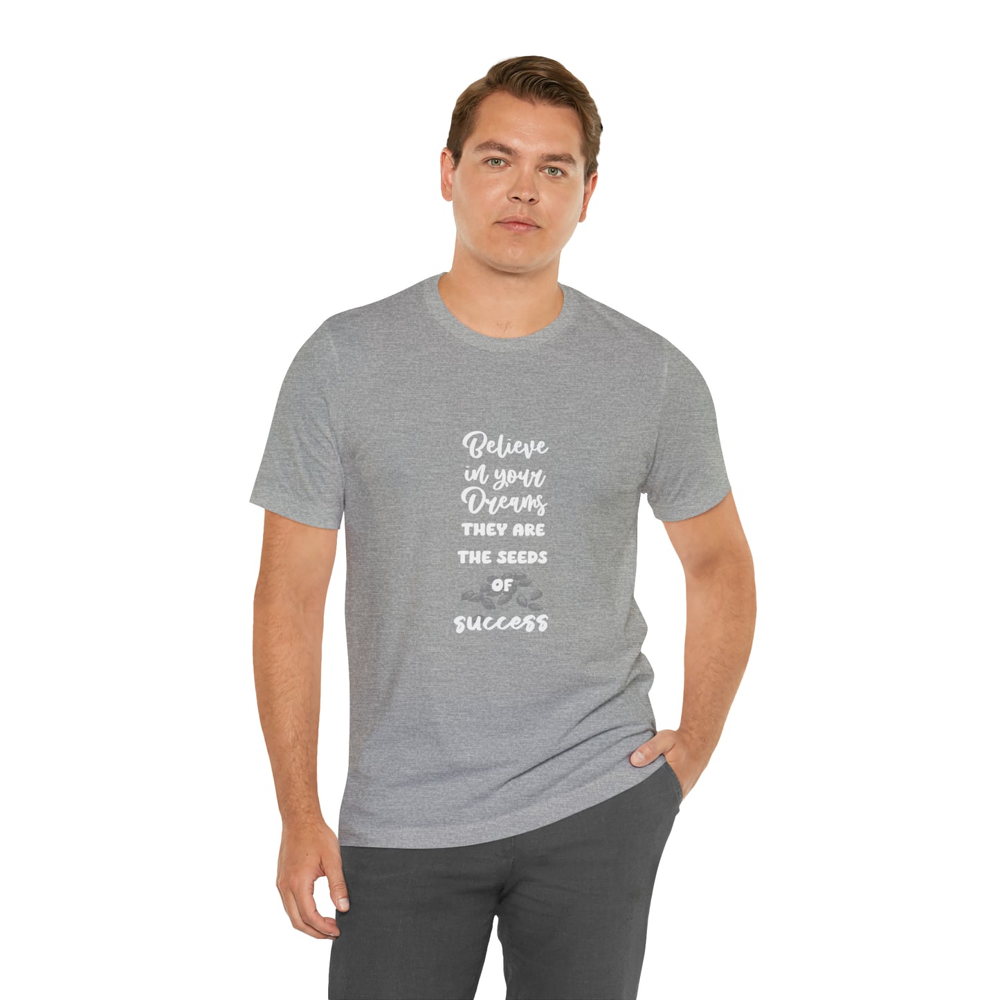 Soluvd Believe in Your Dreams Unisex, Women's, Men's Jersey Short Sleeve Tee