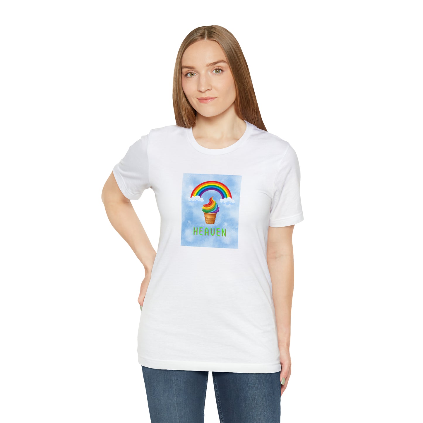 Soluvd Heaven Ice Cream Cone Unisex, Women's, Men's Short Sleeve Tee