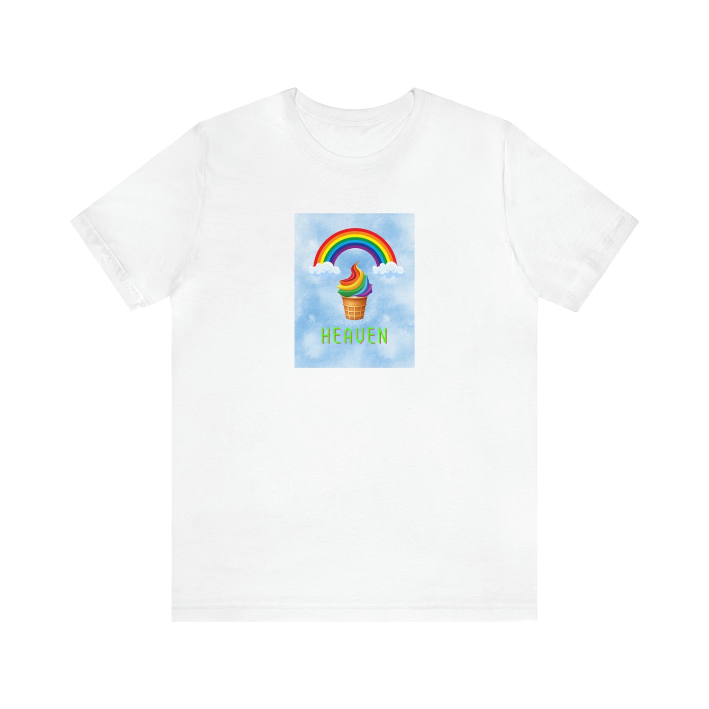 Soluvd Heaven Ice Cream Cone Unisex, Women's, Men's Short Sleeve Tee