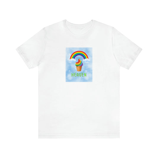 Soluvd Heaven Ice Cream Cone Unisex, Women's, Men's Short Sleeve Tee
