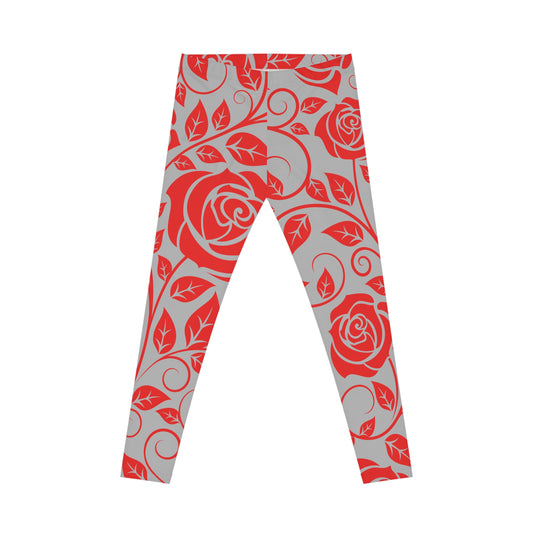Soluvd Roses Women's Casual Leggings