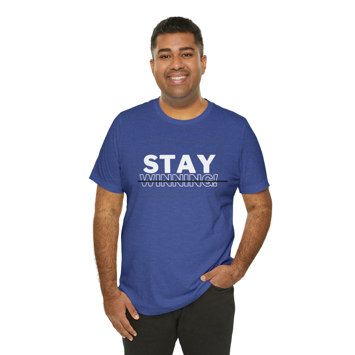Soluvd Stay Winning Unisex, Women's, Men's Short Sleeve Tee