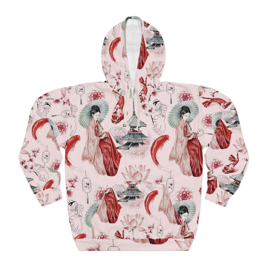 Soluvd Pink Pagoda Unisex, Women's, Men's Pullover Hoodie