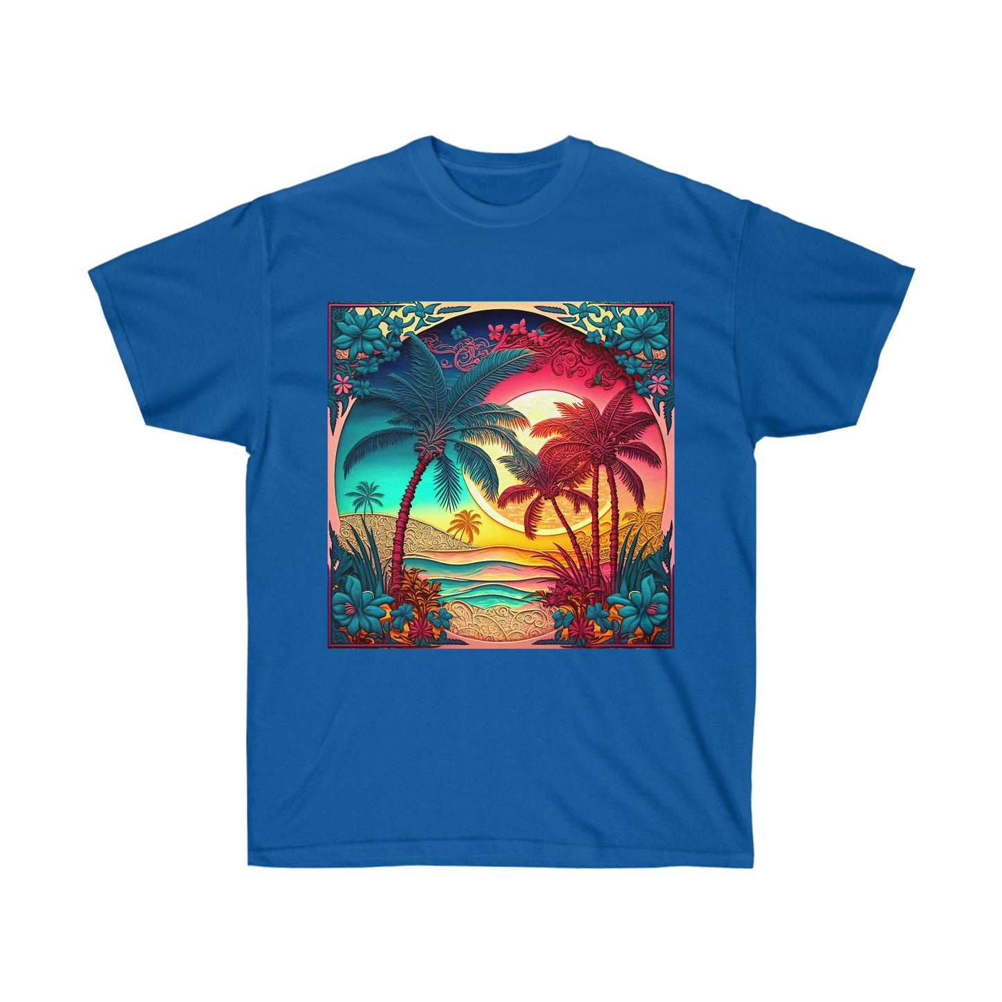 Soluvd SummerSun Unisex, Women's, Men's Ultra Cotton Tee