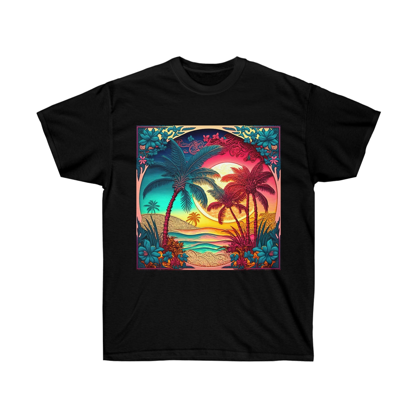 Soluvd SummerSun Unisex, Women's, Men's Ultra Cotton Tee