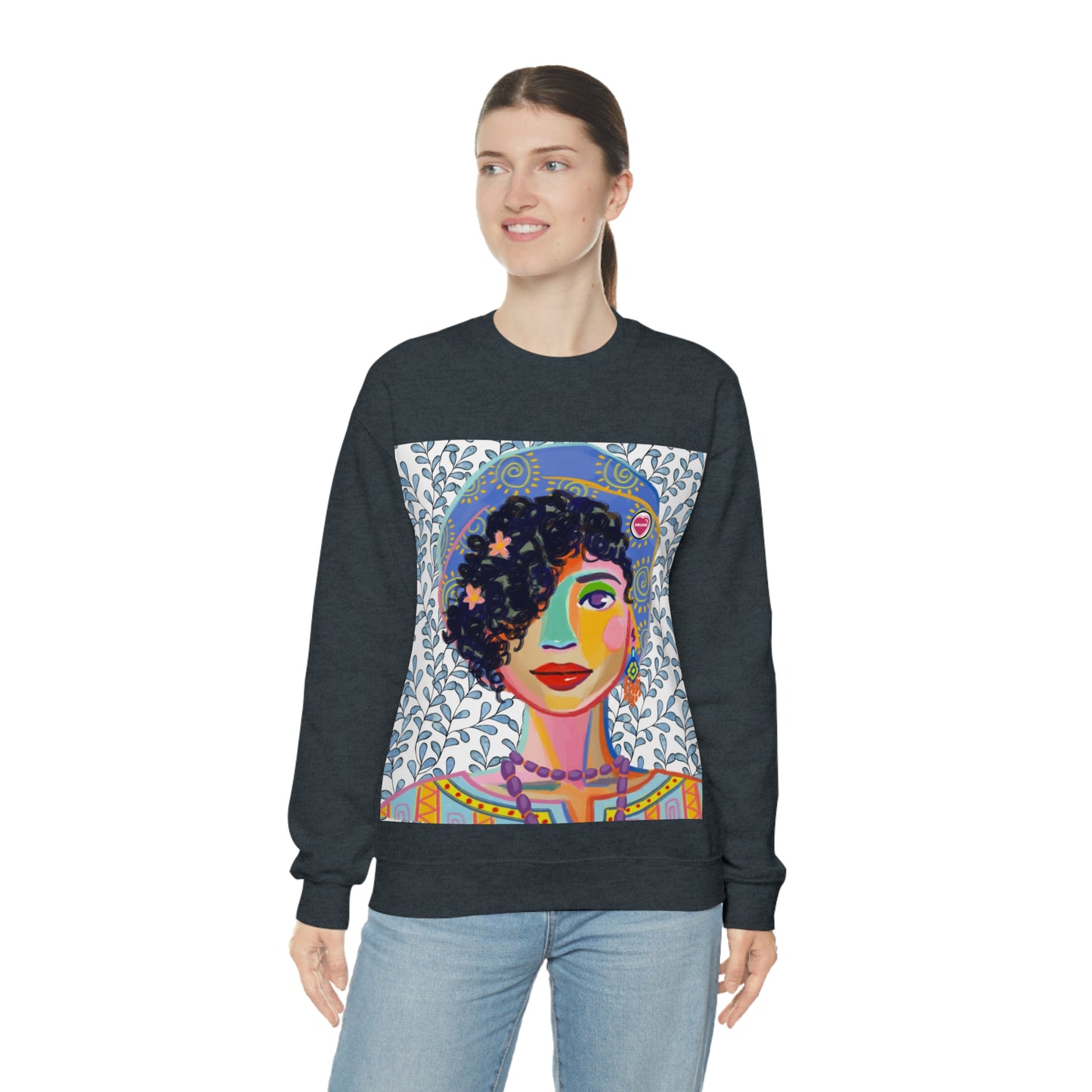Soluvd Beret Unisex Heavy Blend™ Crewneck Sweatshirt
