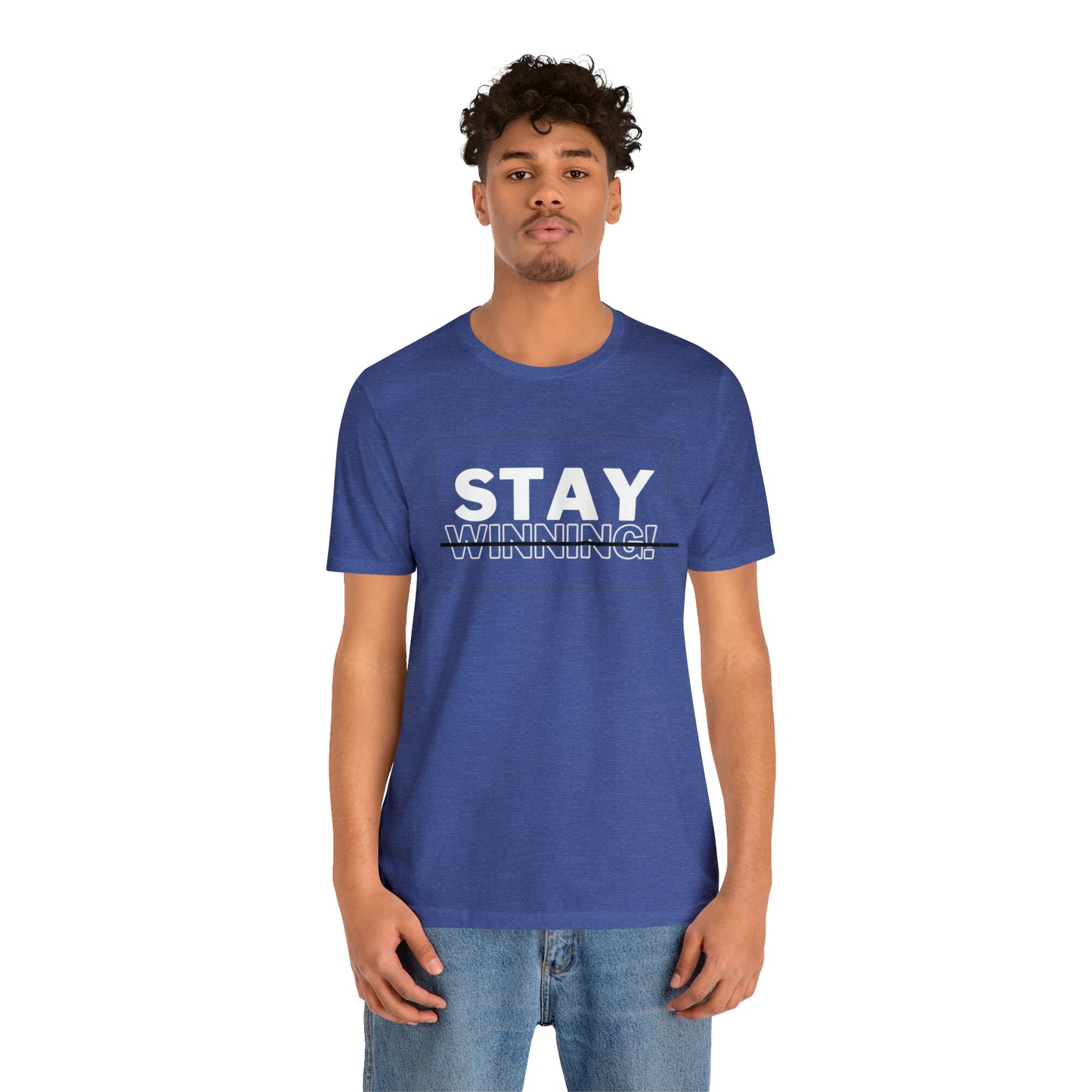 Soluvd Stay Winning Unisex, Women's, Men's Short Sleeve Tee