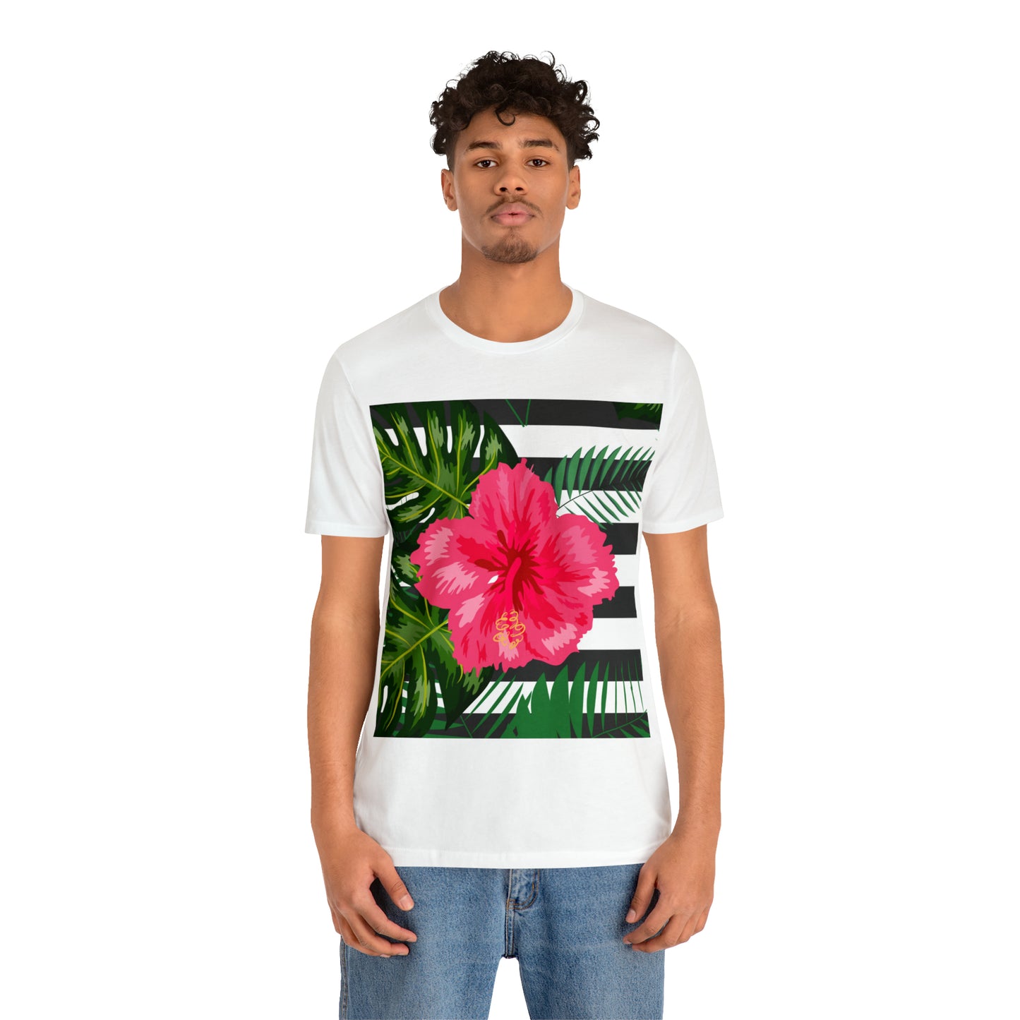 Soluvd Island Flower Unisex Jersey Short Sleeve Tee