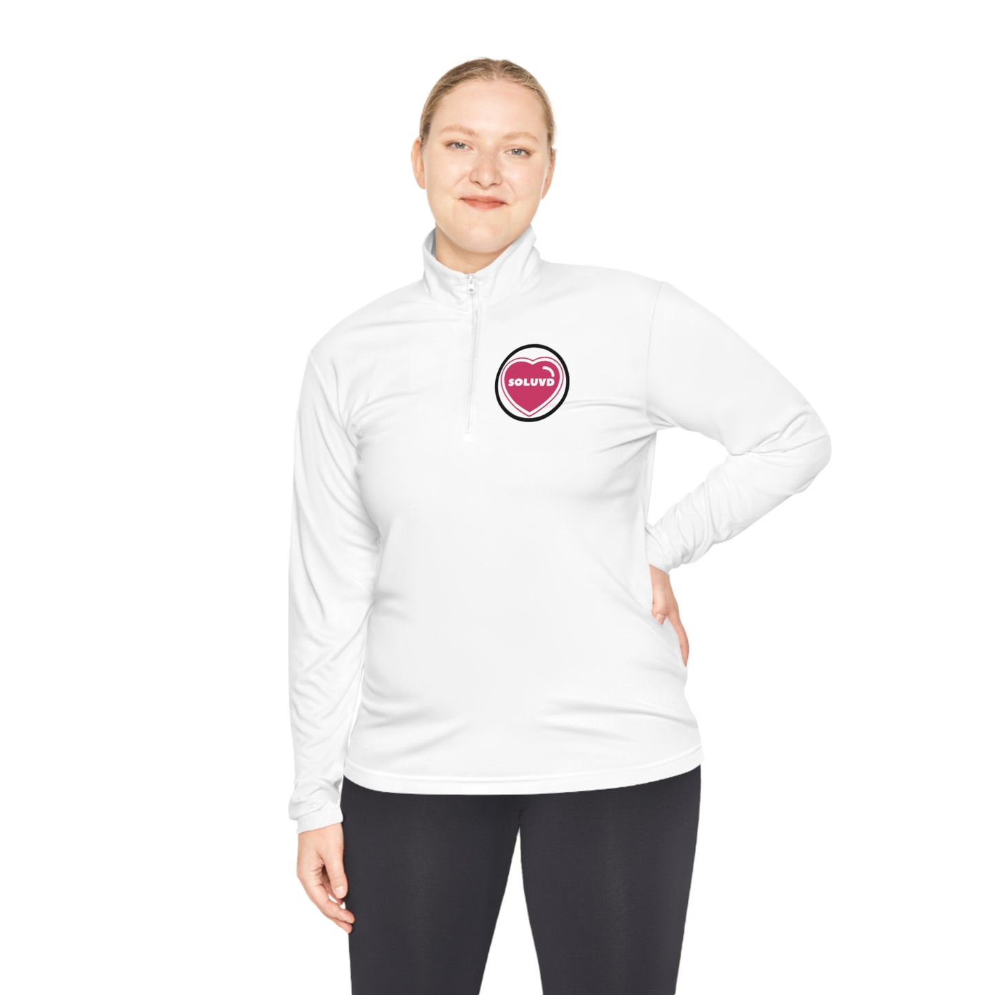 Soluvd Unisex Logo One Quarter-Zip Pullover