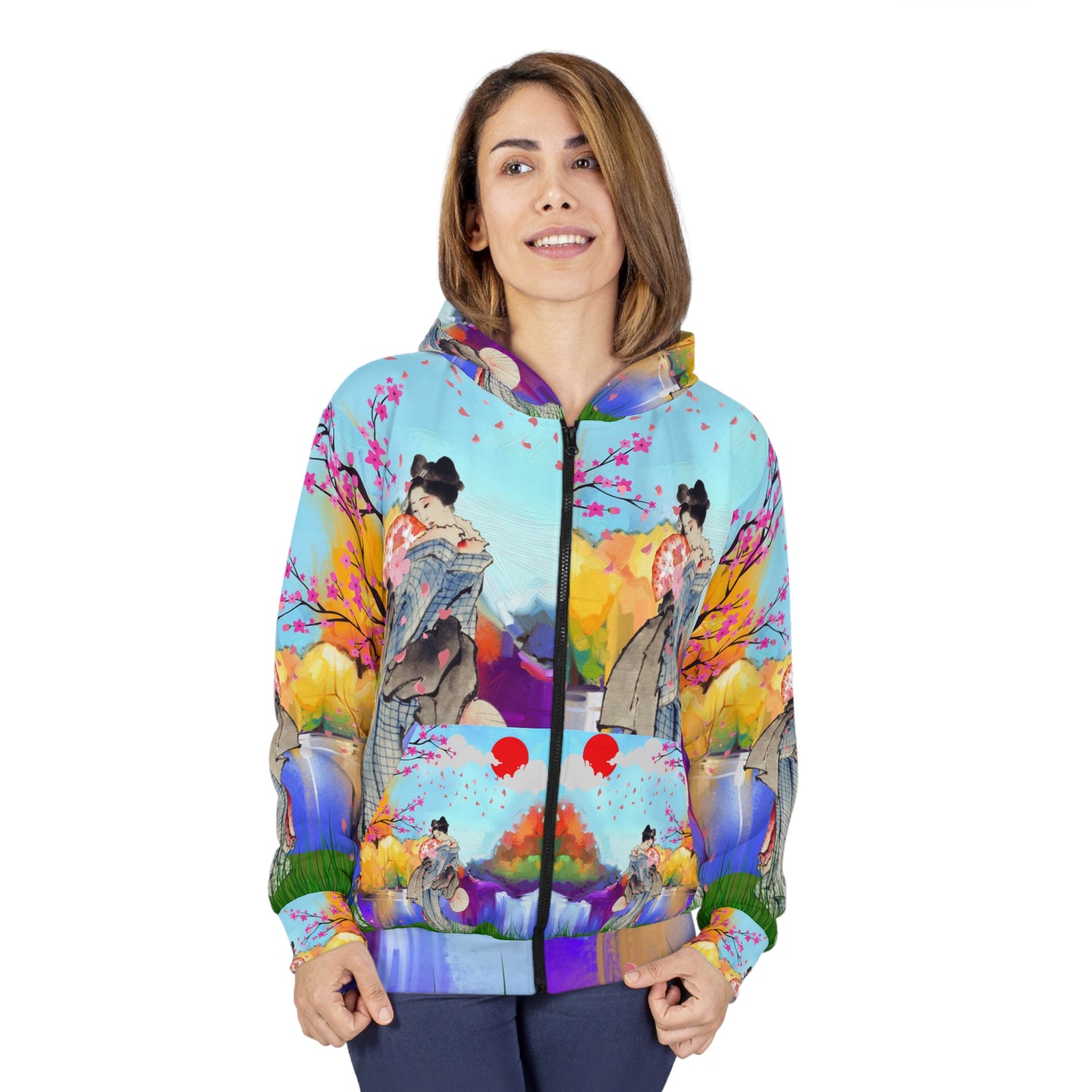 Soluvd Unisex Zip Hoodie Geishaluv