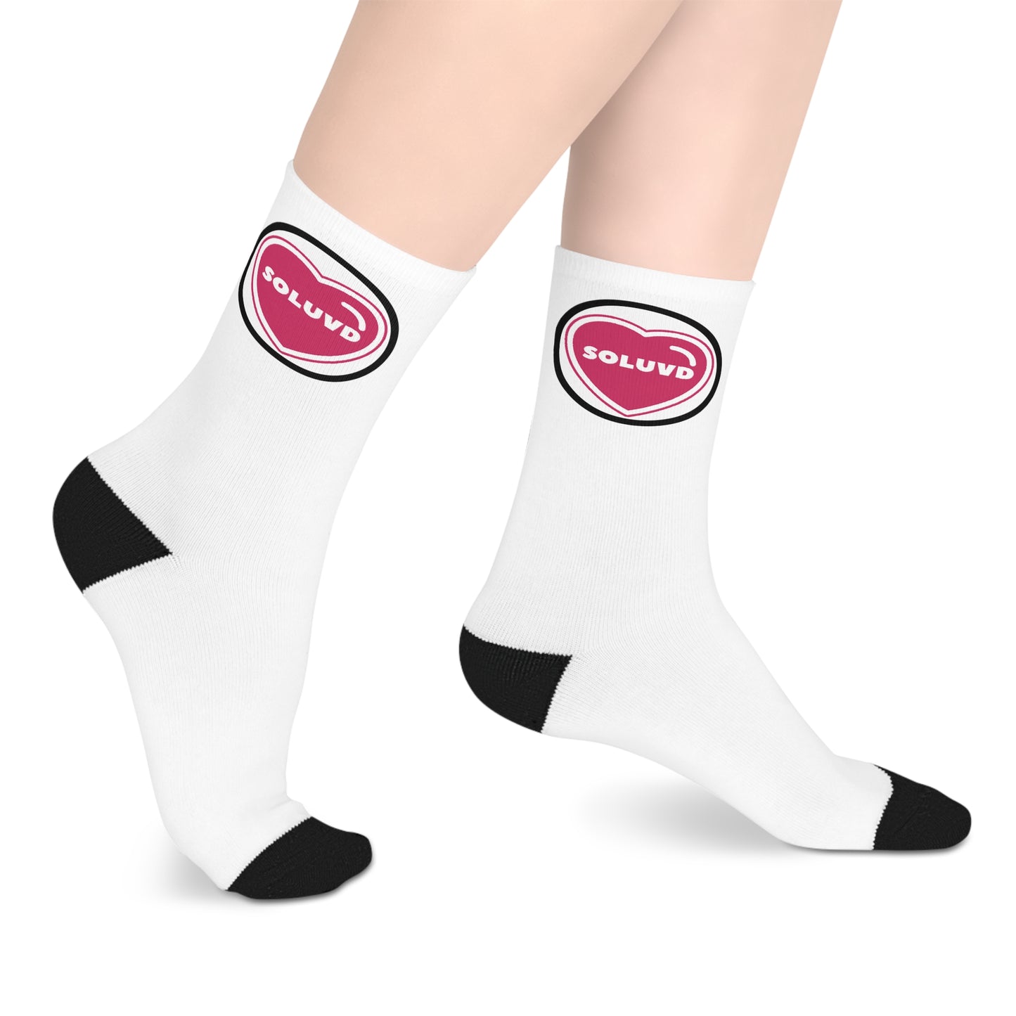 Soluvd Logo One Mid-length Socks