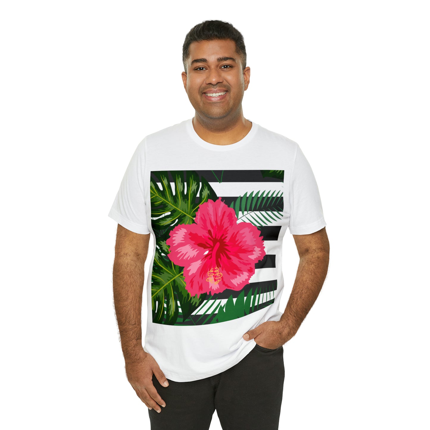 Soluvd Island Flower Unisex Jersey Short Sleeve Tee