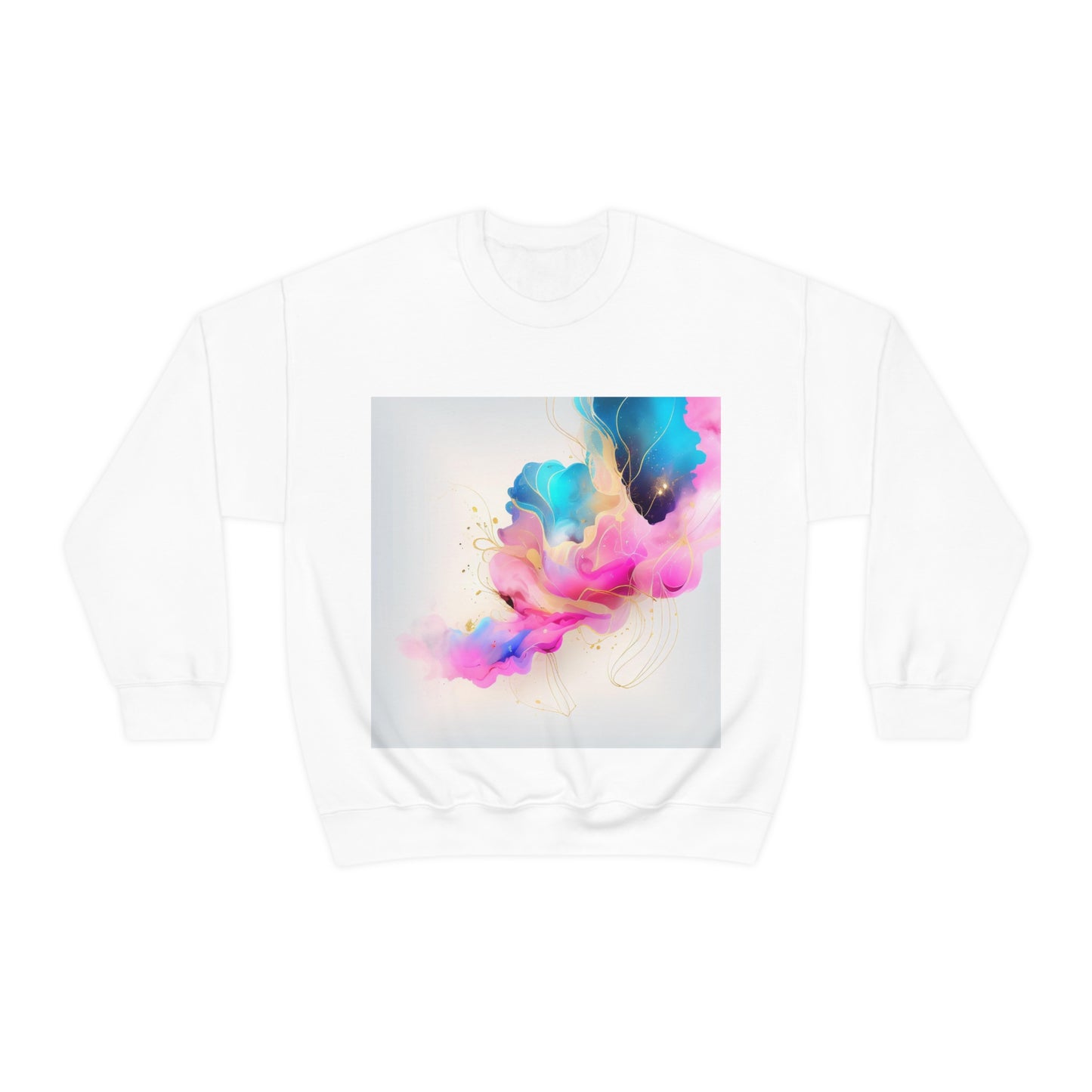 Soluvd Unisex Heavy Blend™ Crewneck Sweatshirt Alcohol Ink