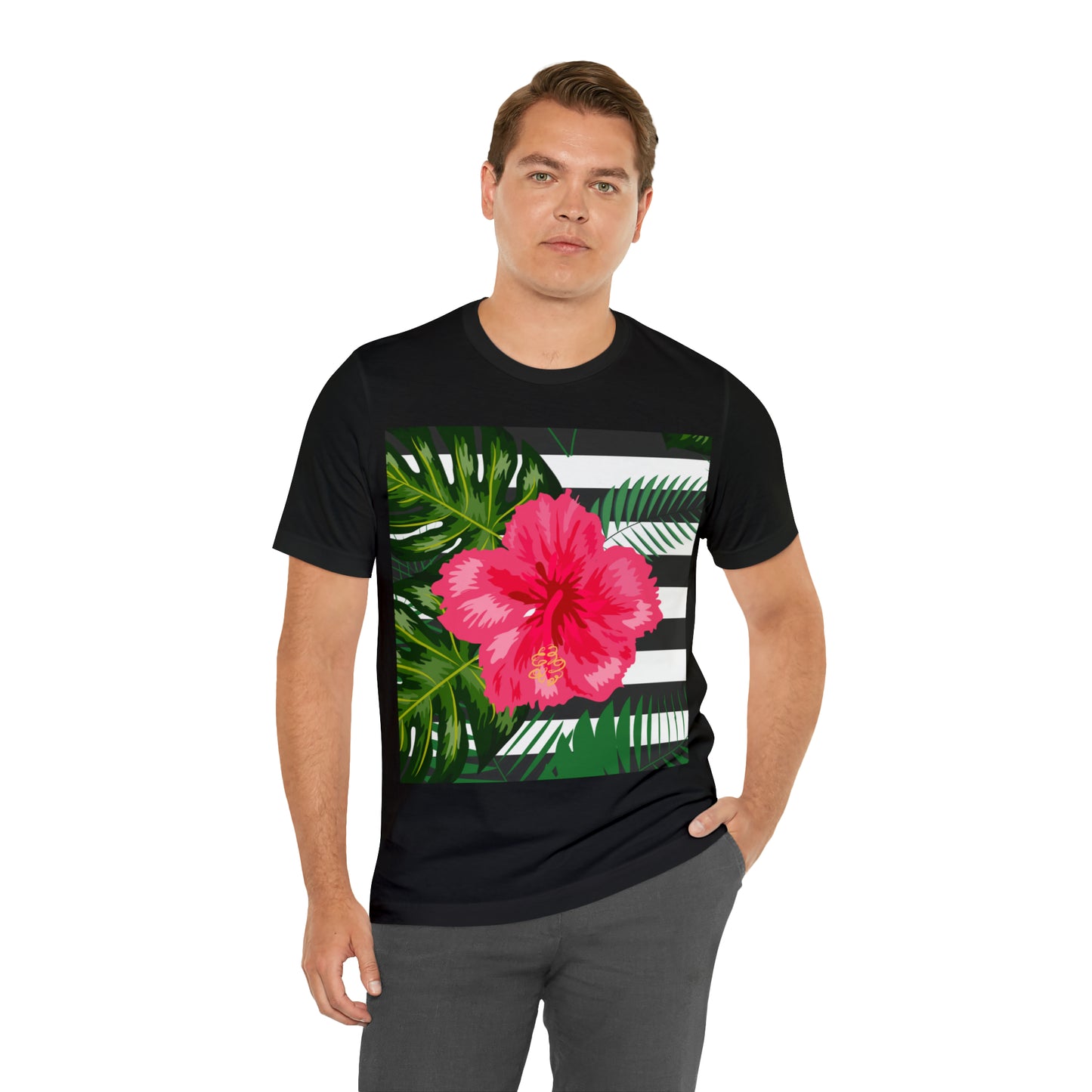 Soluvd Island Flower Unisex Jersey Short Sleeve Tee