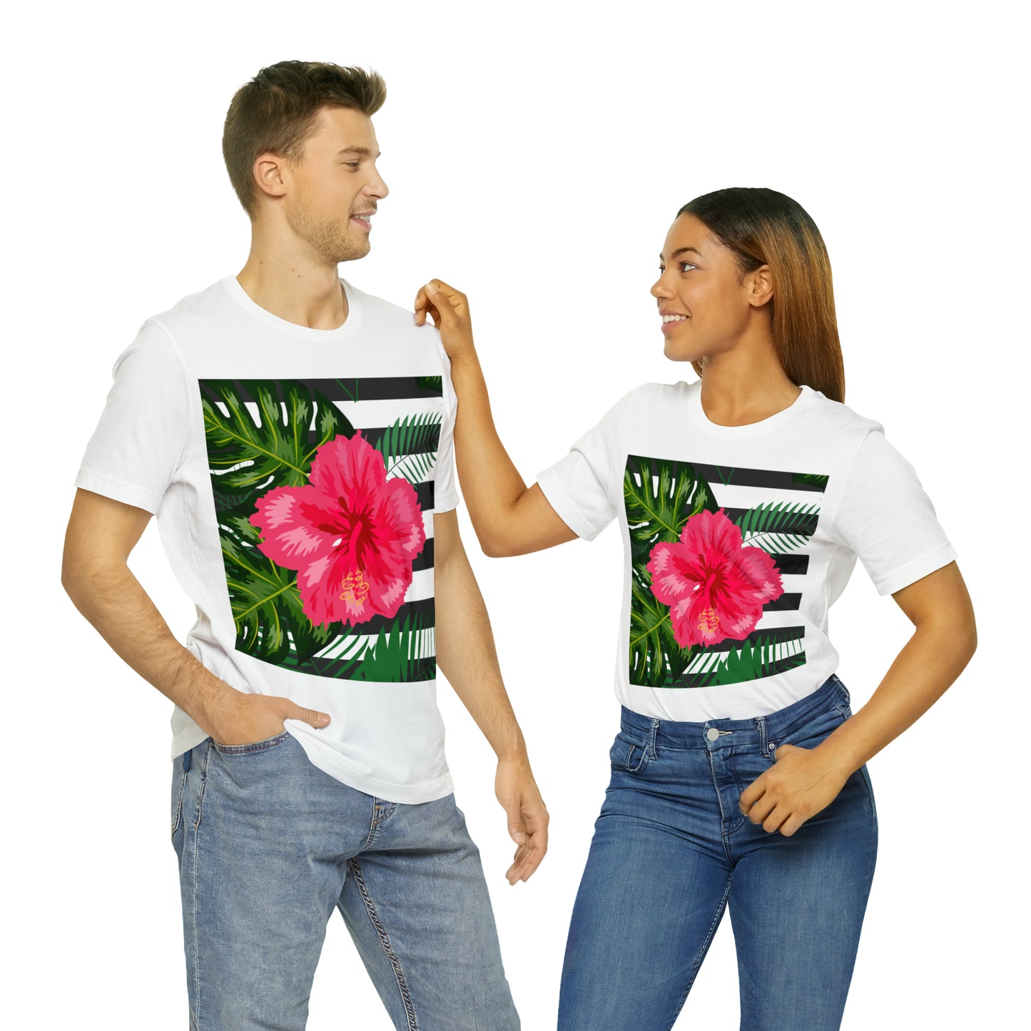 Soluvd Island Flower Unisex Jersey Short Sleeve Tee