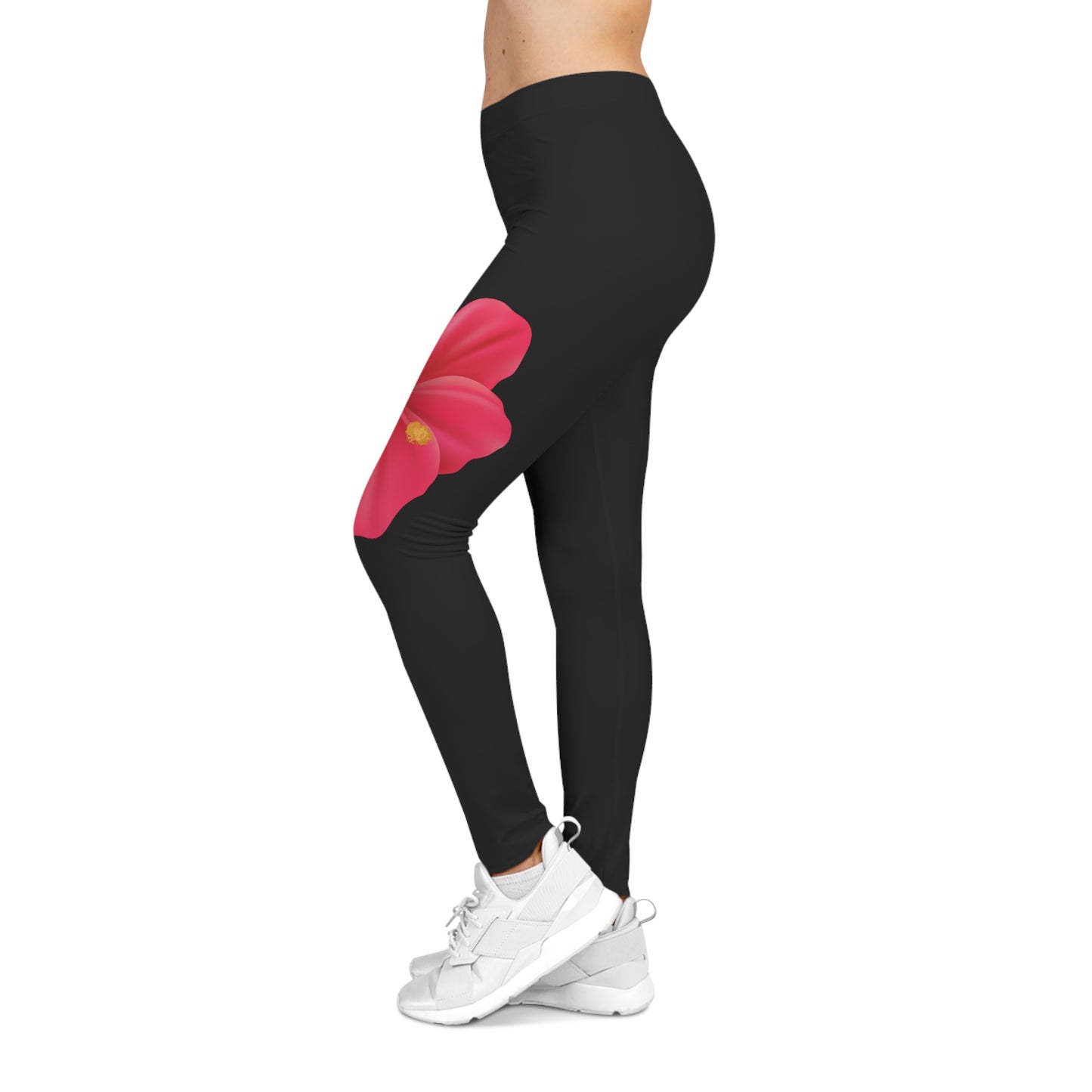 Soluvd Island Flower Women's Casual Leggings