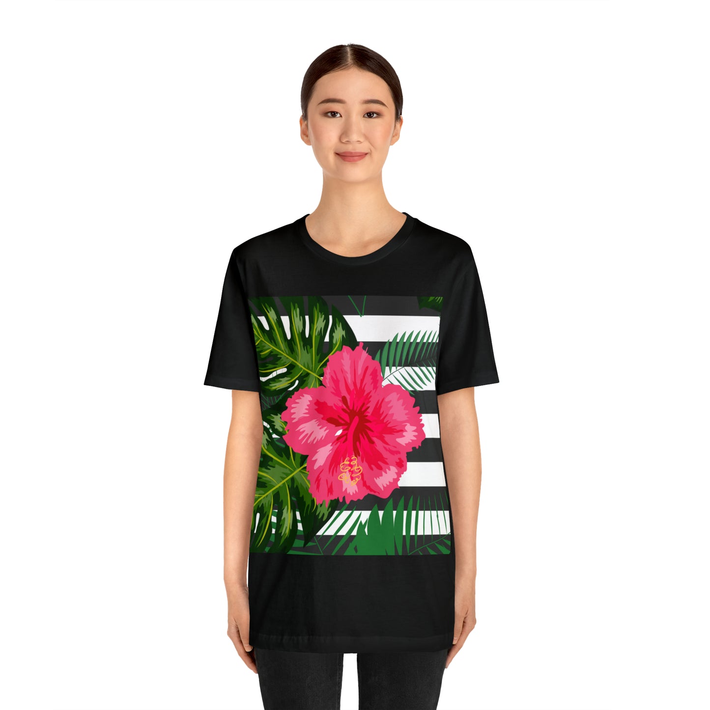 Soluvd Island Flower Unisex Jersey Short Sleeve Tee