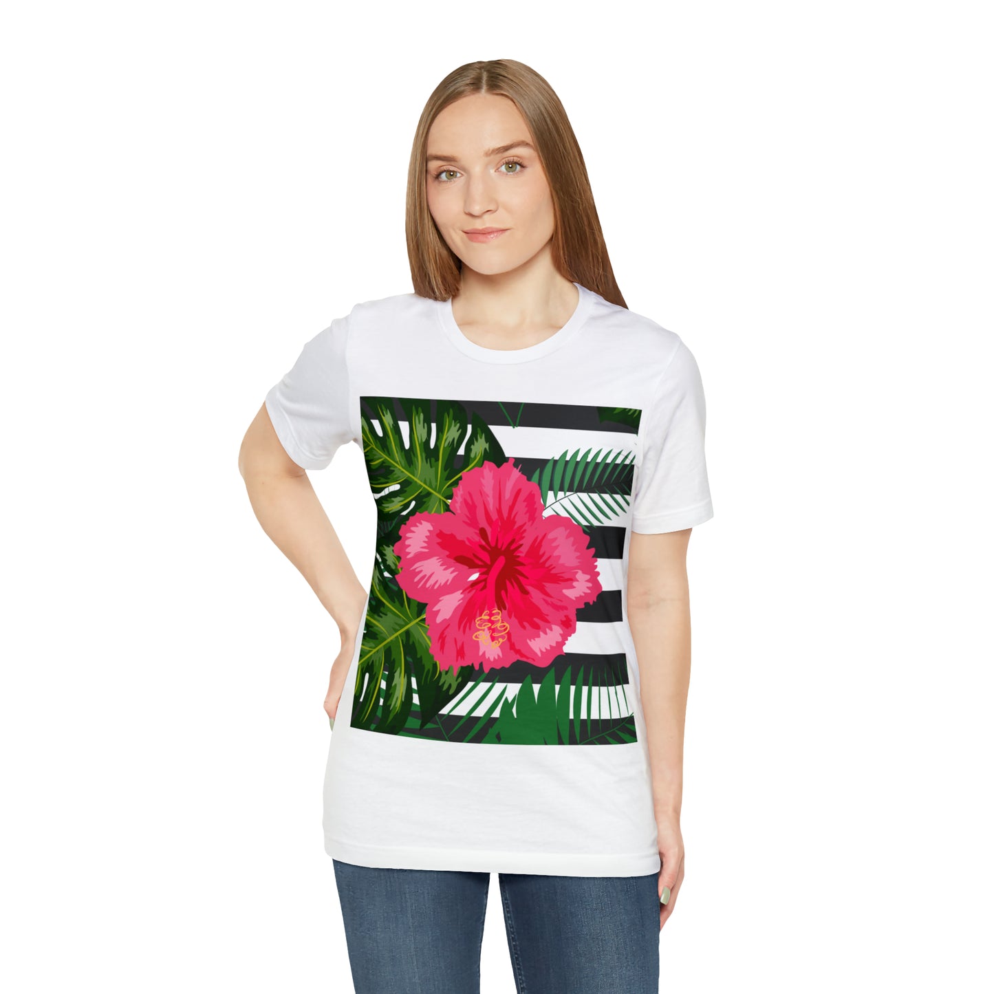 Soluvd Island Flower Unisex Jersey Short Sleeve Tee