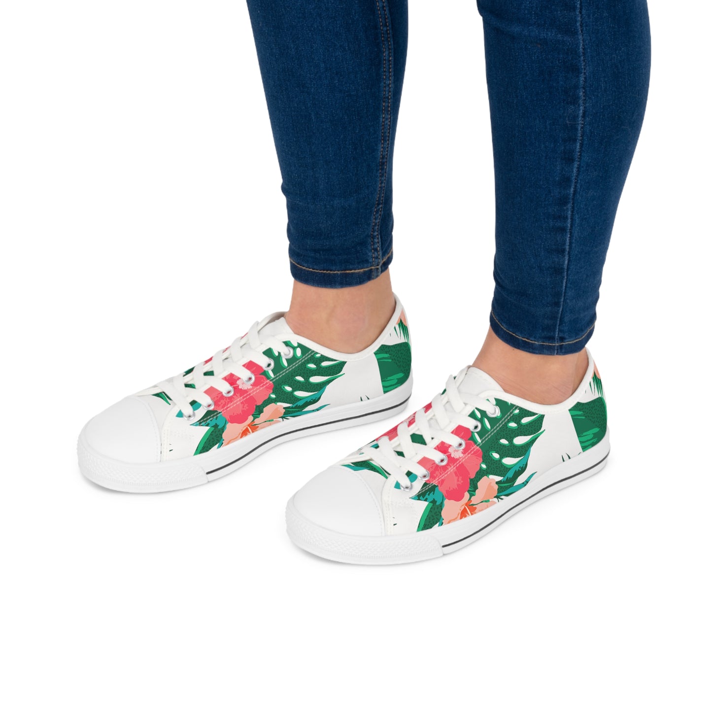 Soluvd Hawaiian Day Women's Low Top Sneakers