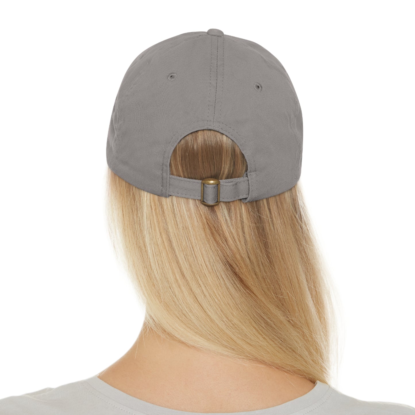 Soluvd Dad Hat with Logo One Leather Patch (Round)