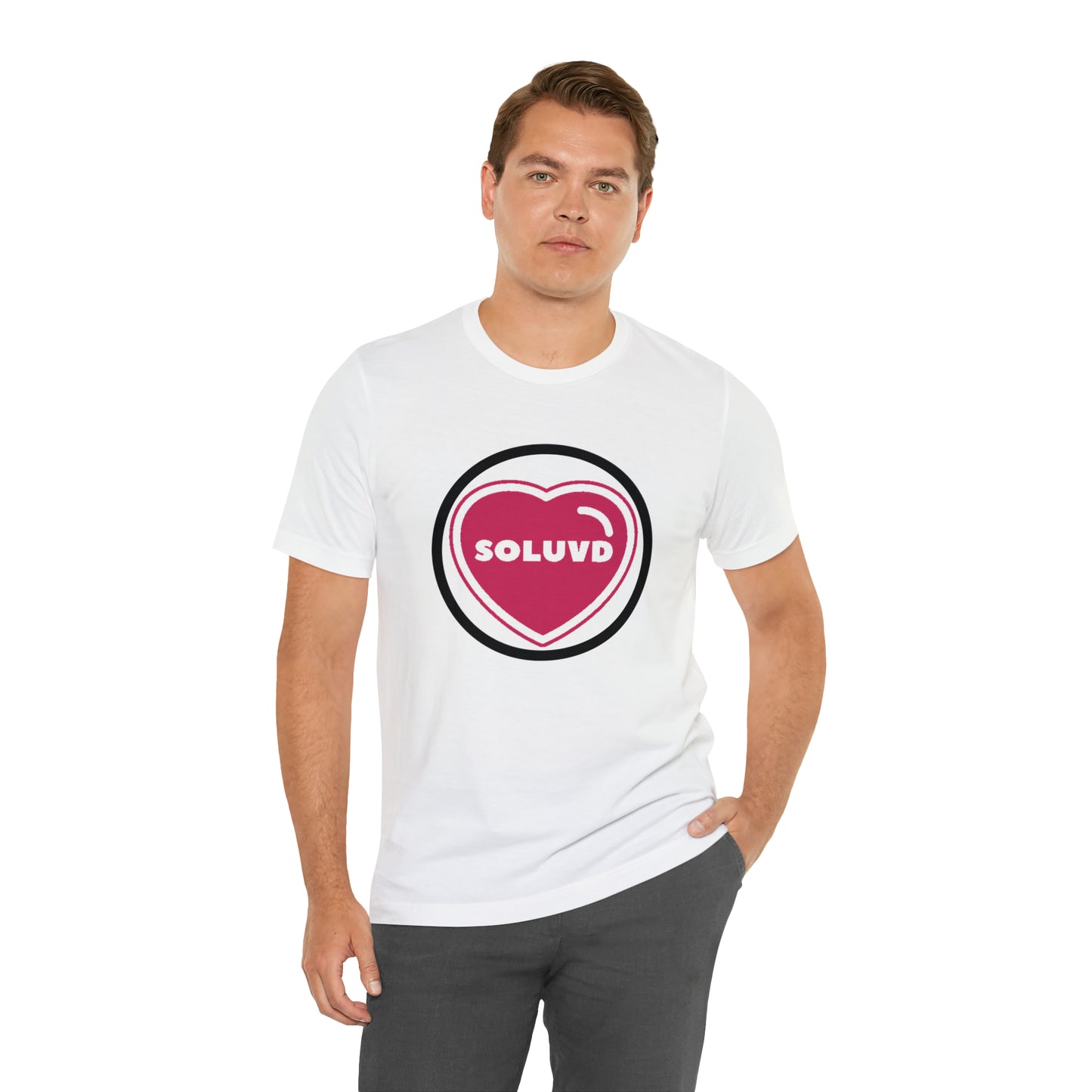 Soluvd Unisex Jersey Short Sleeve Logo One Tee