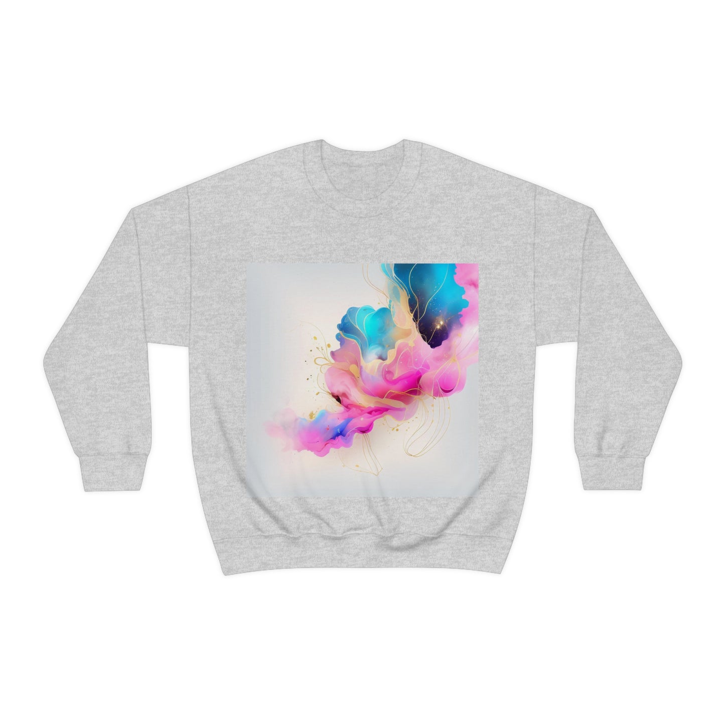 Soluvd Unisex Heavy Blend™ Crewneck Sweatshirt Alcohol Ink