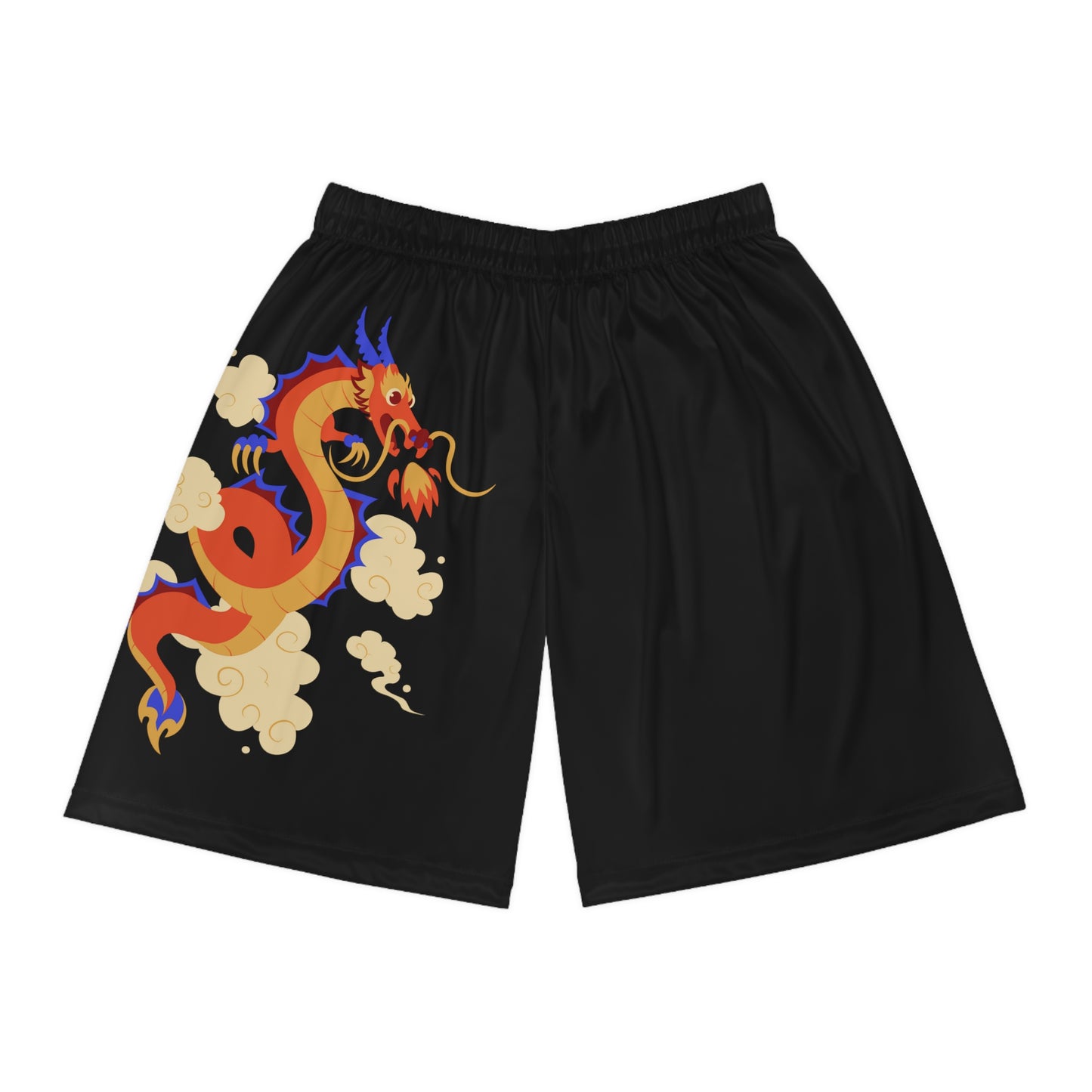 Soluvd Dragon Basketball Shorts (AOP)