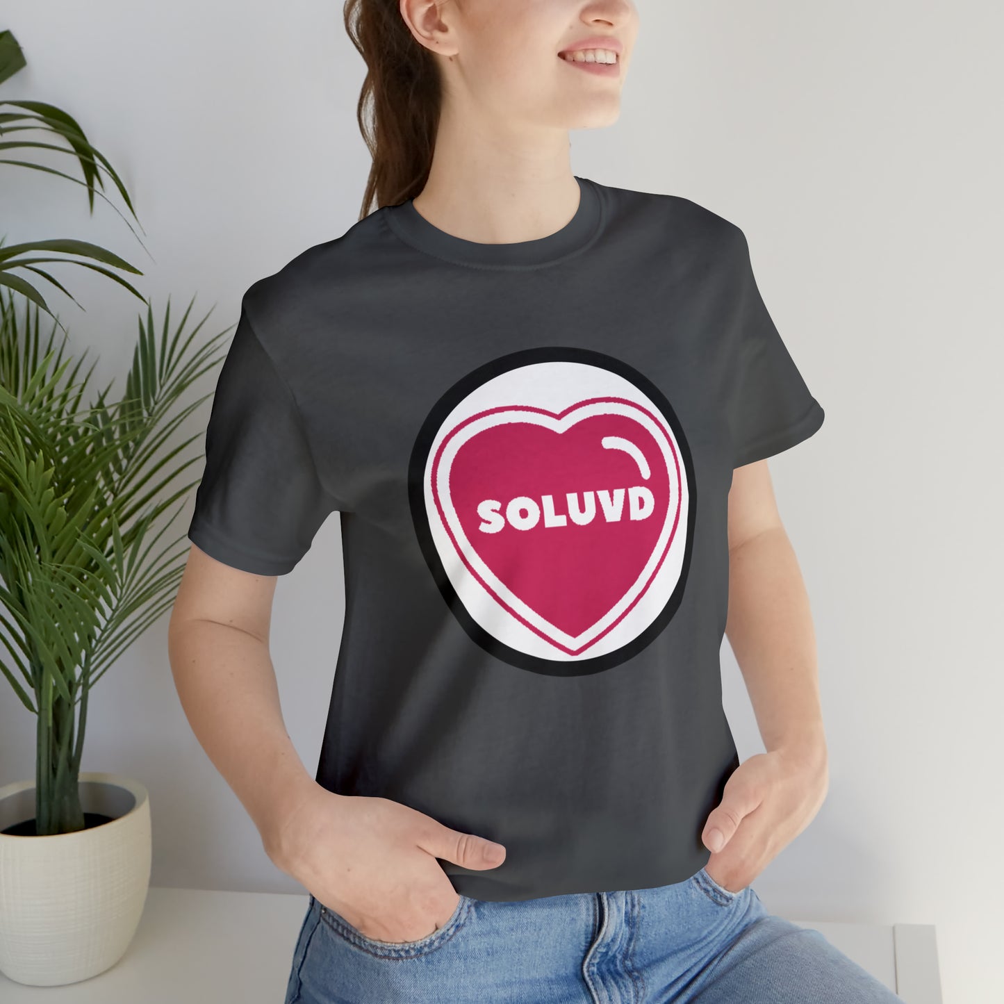 Soluvd Unisex Jersey Short Sleeve Logo One Tee