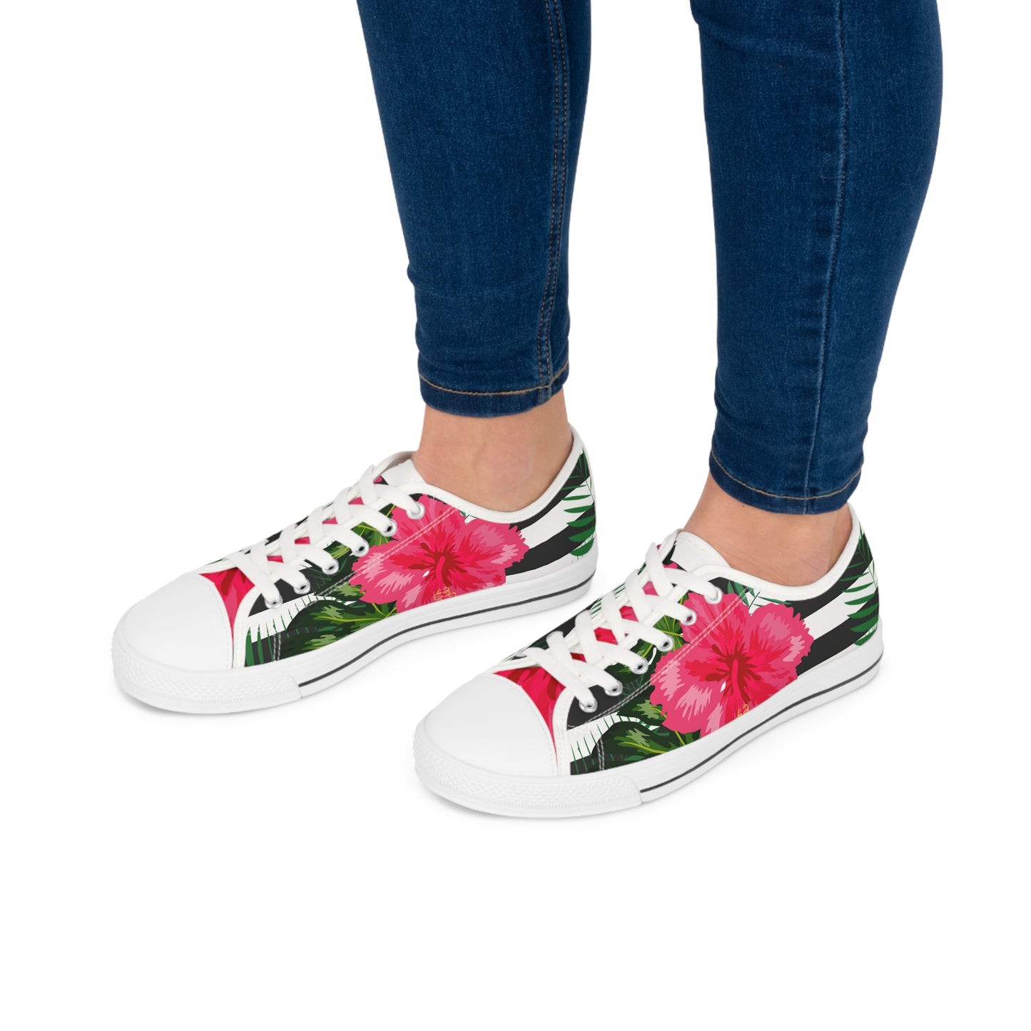 Soluvd Island Flower Women's Low Top Sneakers