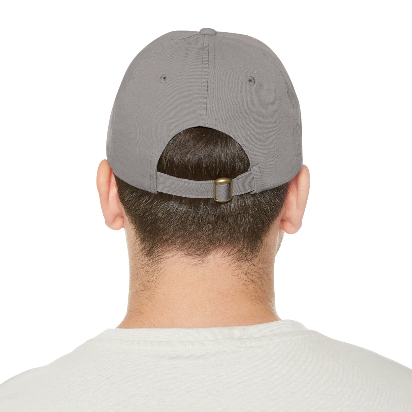 Soluvd Dad Hat with Logo One Leather Patch (Round)