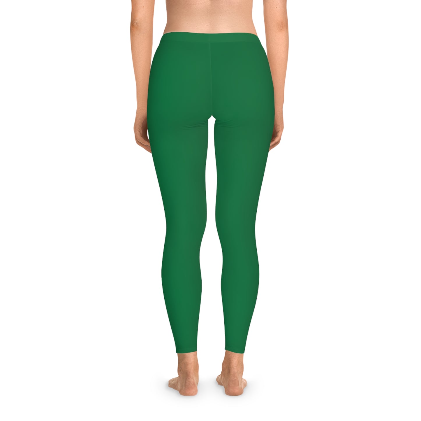 Soluvd Stretchy Leggings Logo One Green