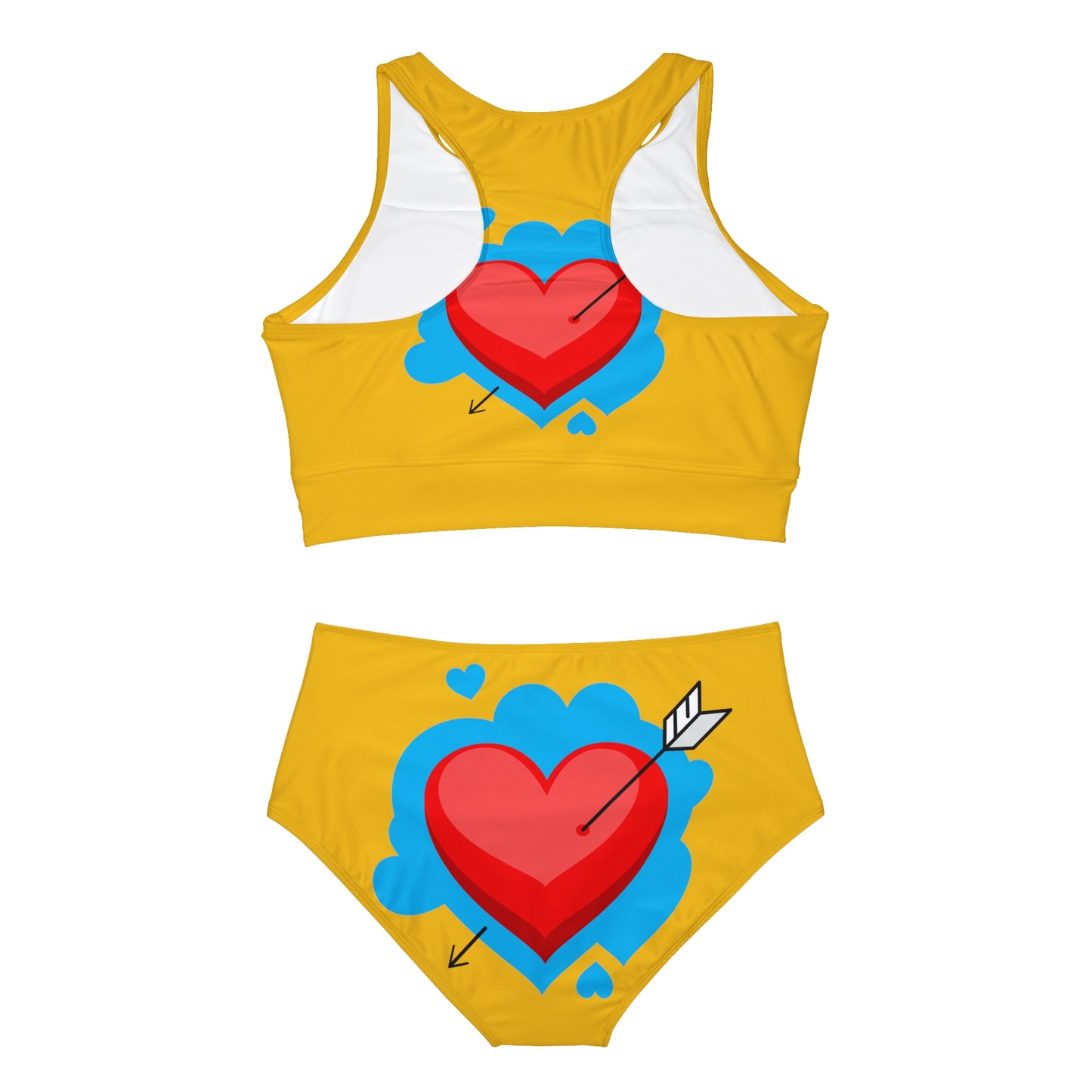 Soluvd Sporty Bikini Set (AOP) Heartemis