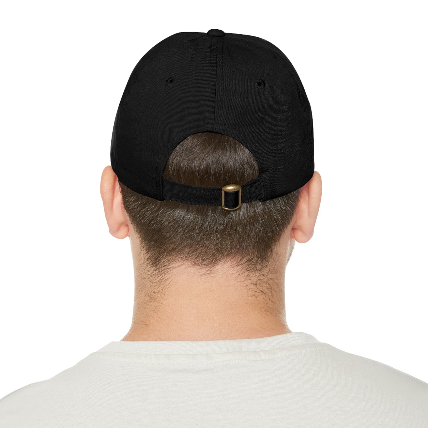 Soluvd Dad Hat with Logo One Leather Patch (Round)