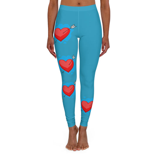 Soluvd Women's Spandex Leggings (AOP) Heartemis