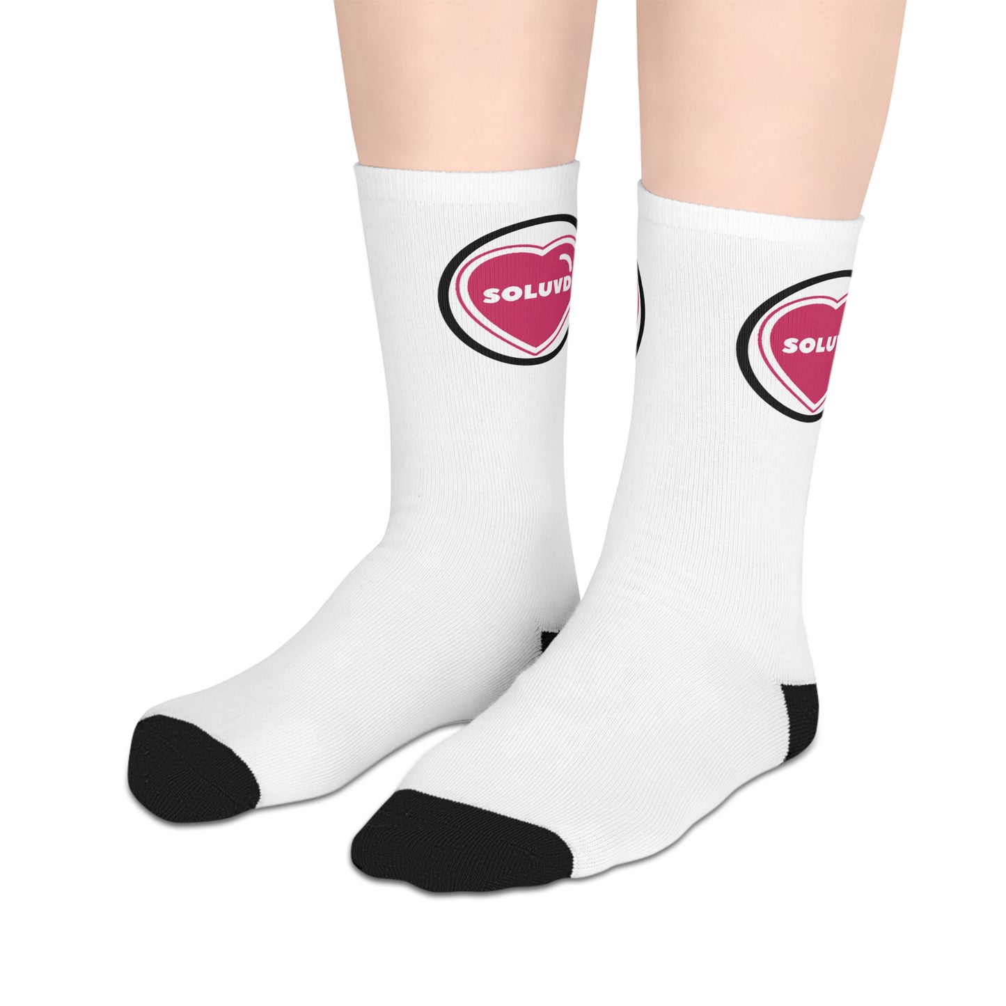 Soluvd Logo One Mid-length Socks