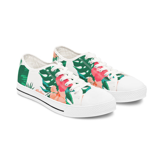 Soluvd Hawaiian Day Women's Low Top Sneakers