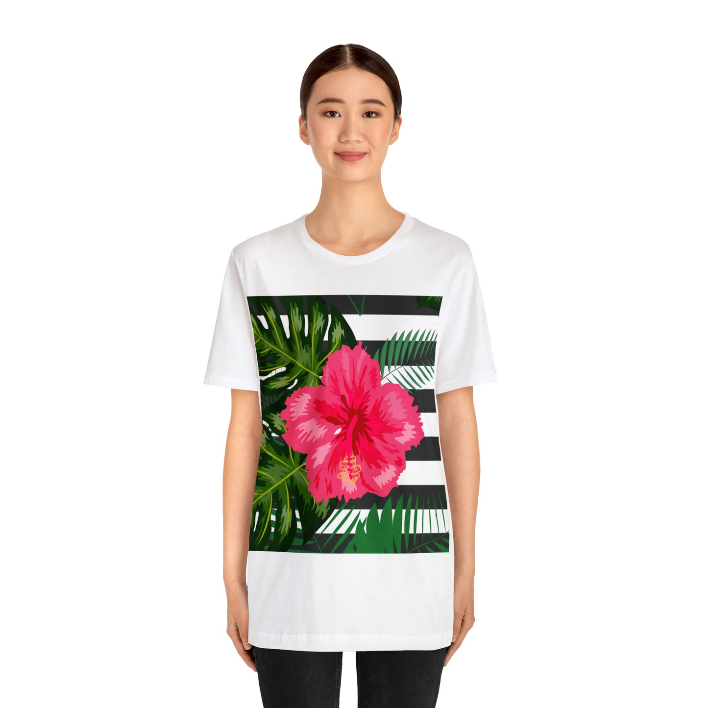 Soluvd Island Flower Unisex Jersey Short Sleeve Tee