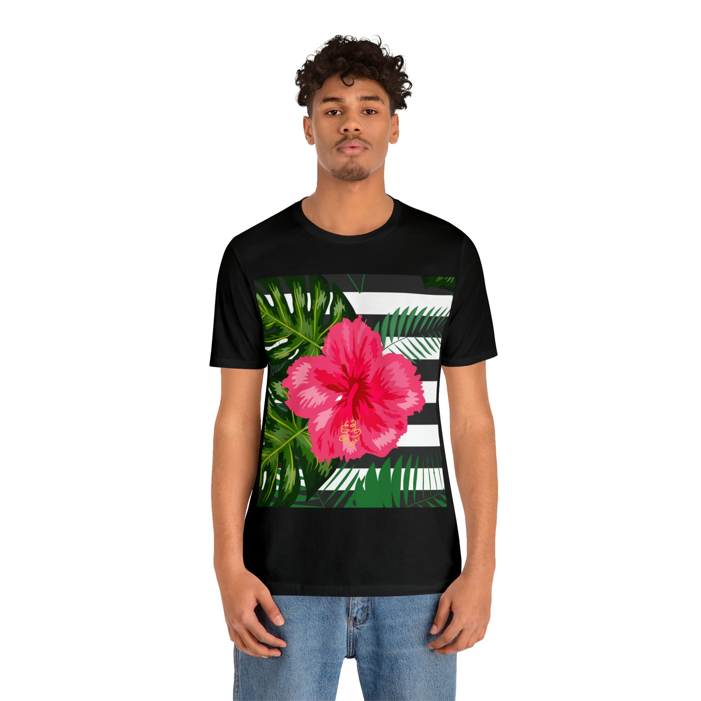 Soluvd Island Flower Unisex Jersey Short Sleeve Tee