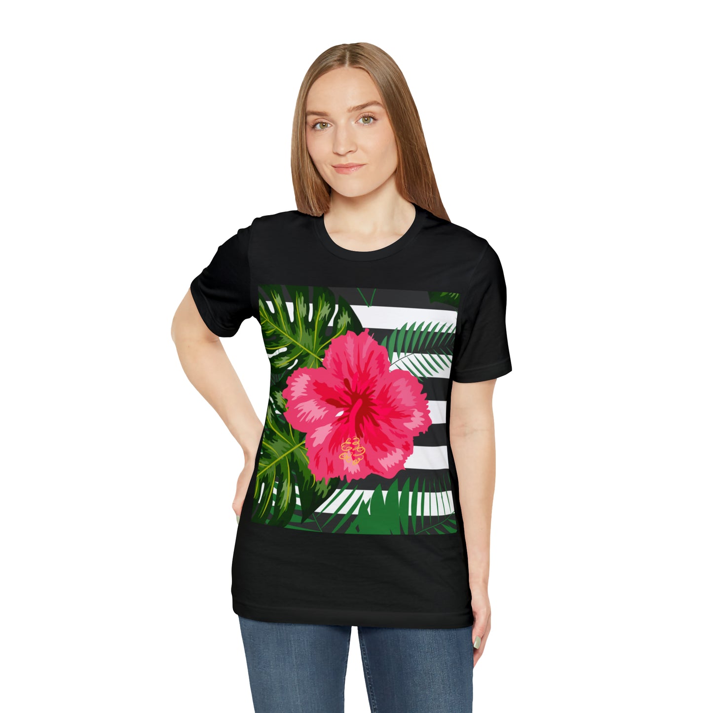 Soluvd Island Flower Unisex Jersey Short Sleeve Tee