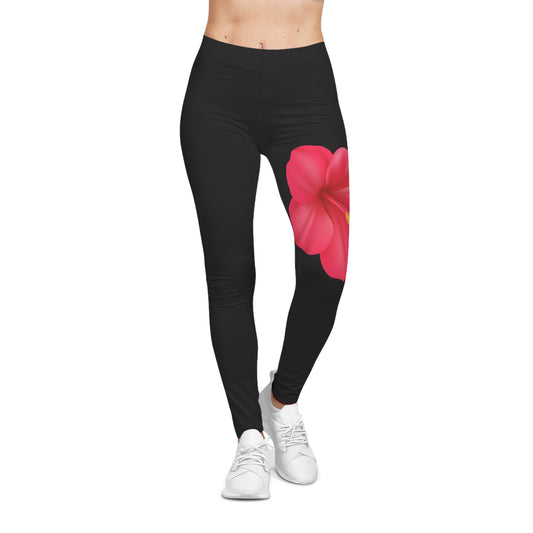 Soluvd Island Flower Women's Casual Leggings