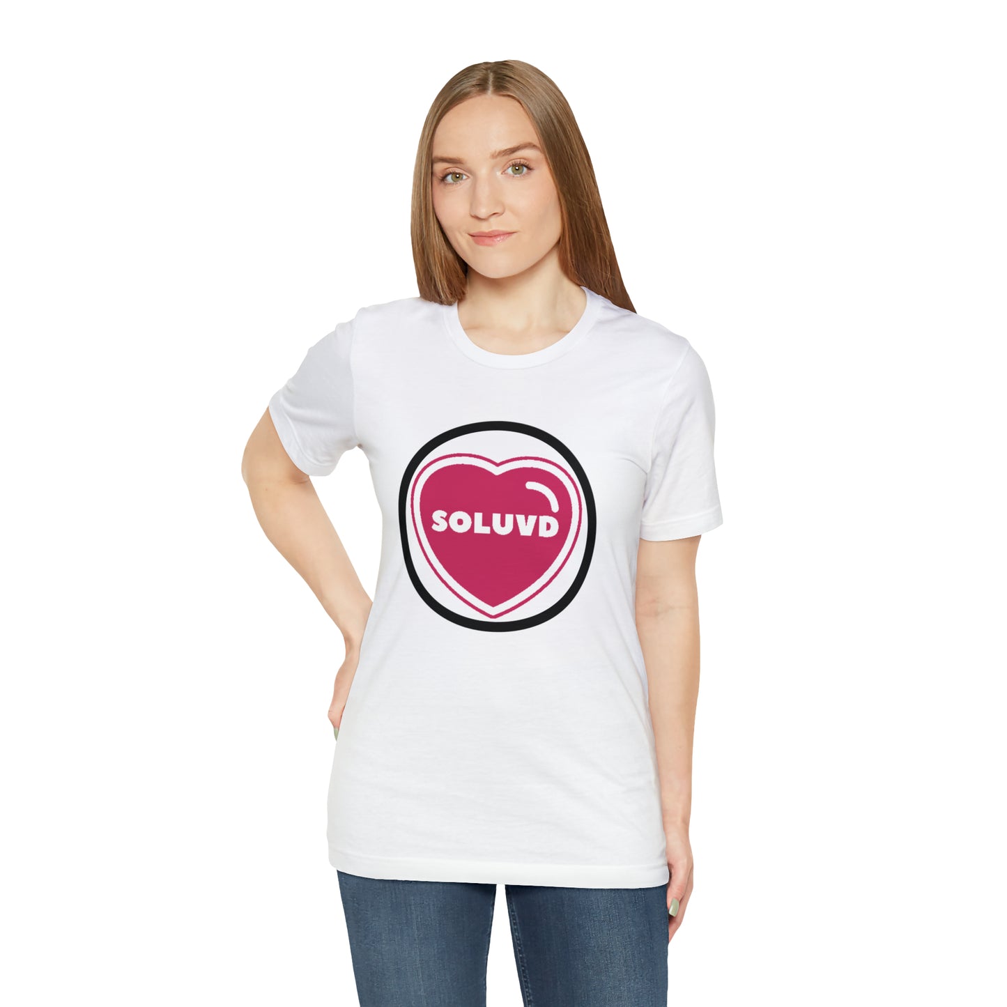 Soluvd Unisex Jersey Short Sleeve Logo One Tee