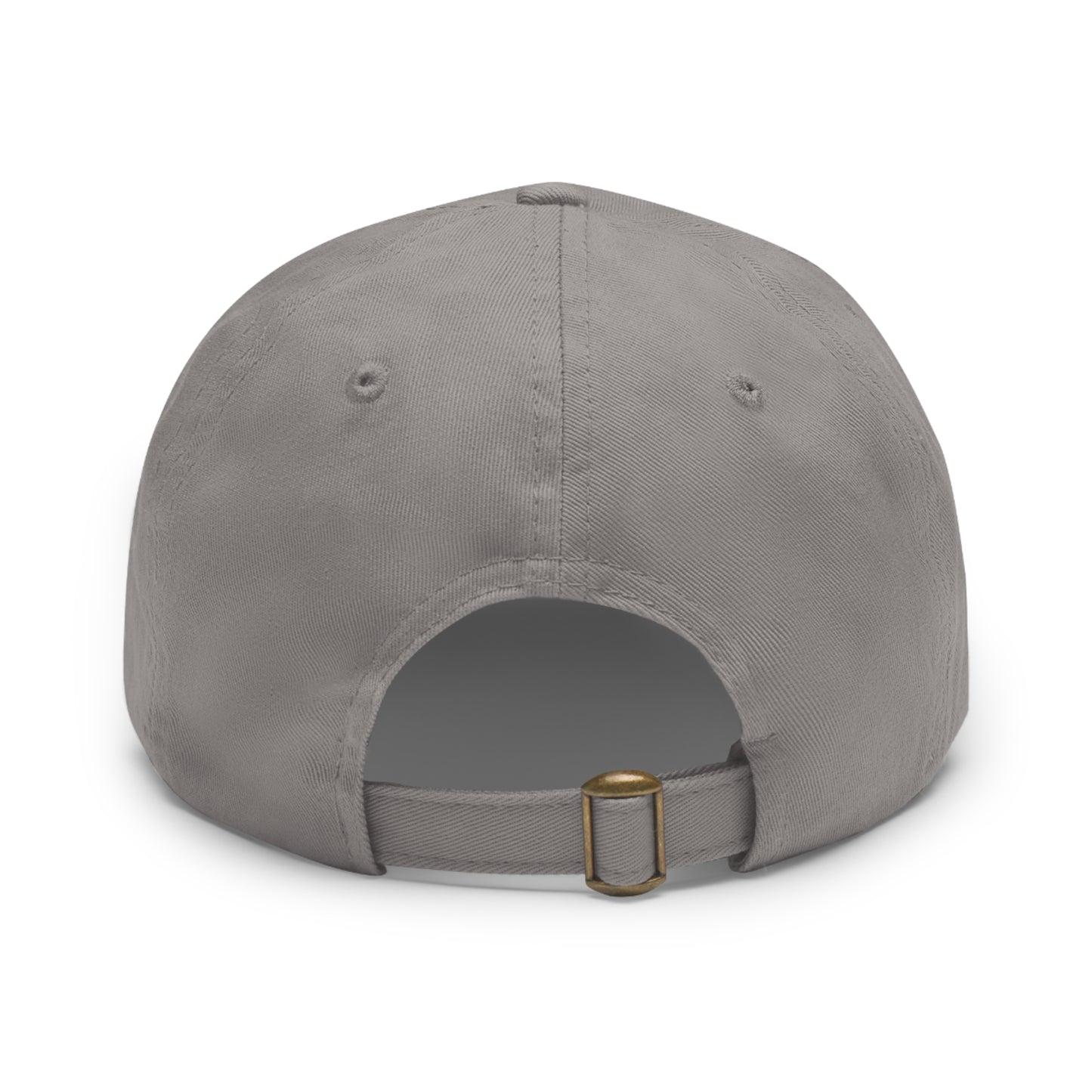 Soluvd Dad Hat with Logo One Leather Patch (Round)